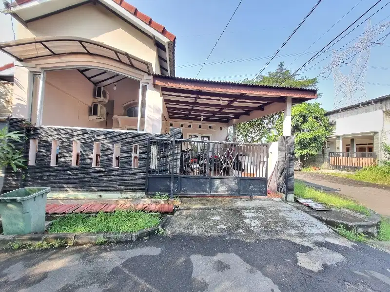 rumah taman graha asri hoek dua lantai jual murah