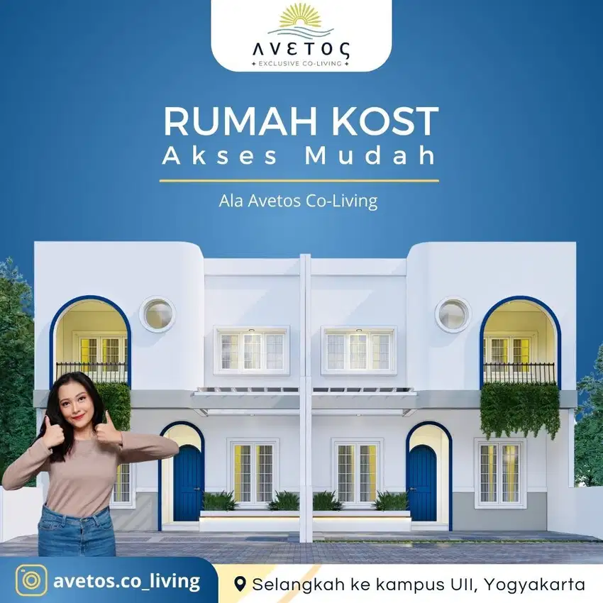 Rumah Kos Dekat UII Jakal km 14,5 SHM+IMB