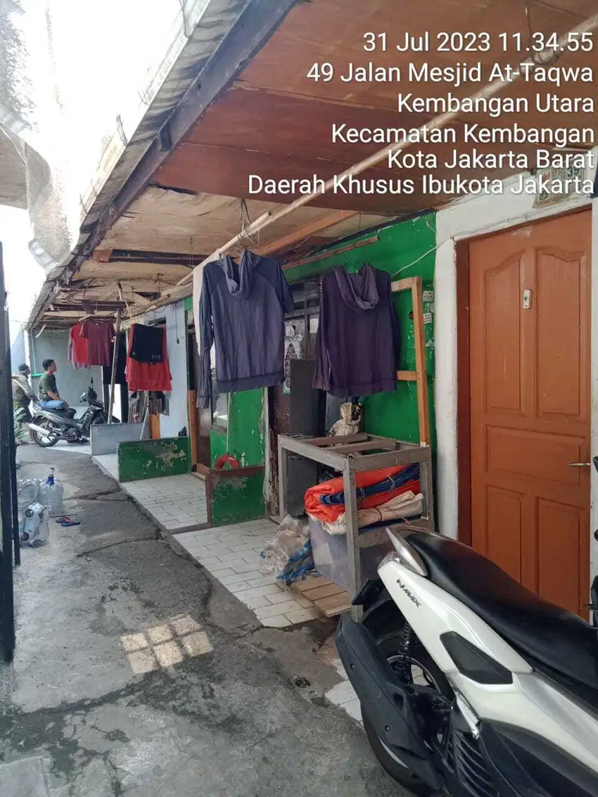 Jual Rumah Kontrakan Hitung Tanah di kembangan, dekat Mall, Puri Indah