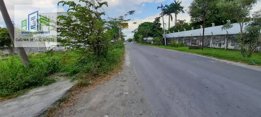 Tanah zona industri dekat pabrik air minum di klaten