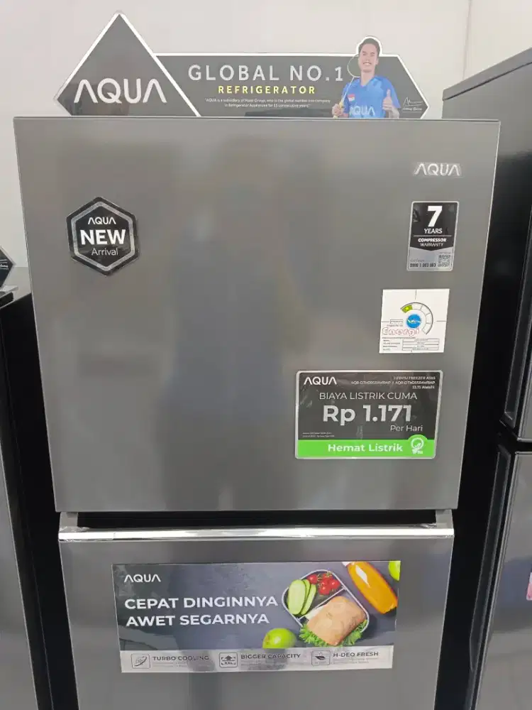 Kulkas AQUA 2 pintu tanpa salju