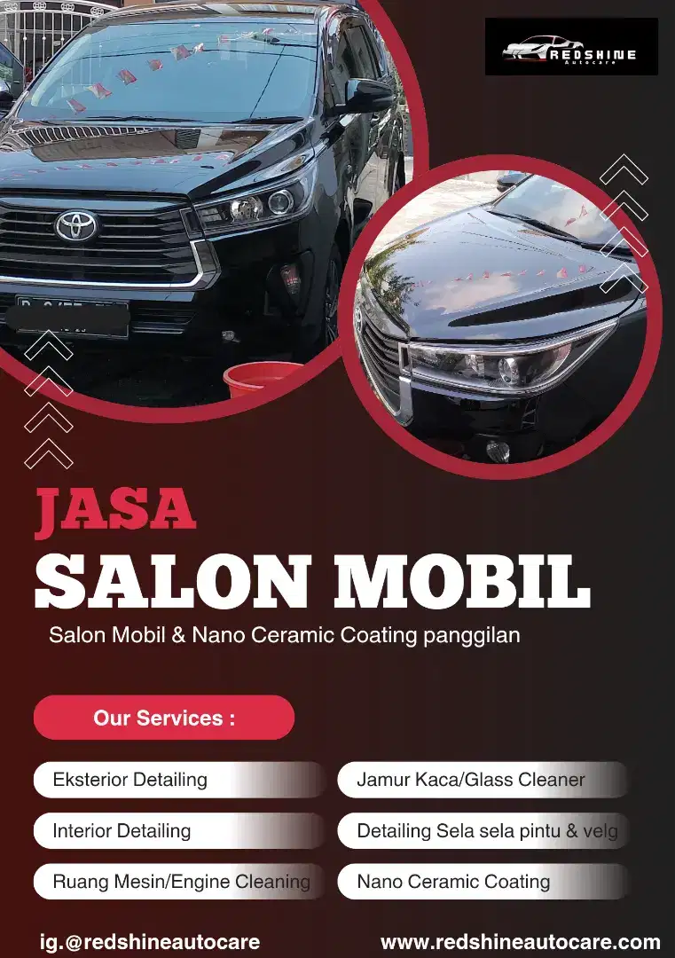 Salon mobil panggilan/poles mobil/salon mobil/poles body/nano coating