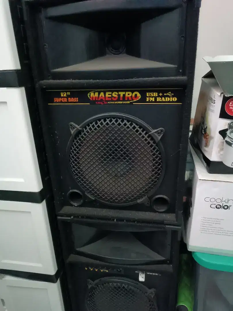 Dijual speaker active dan pasif 12