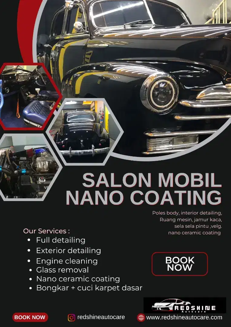 Salon mobil panggilan/poles mobil panggilan/poles body/nano coating