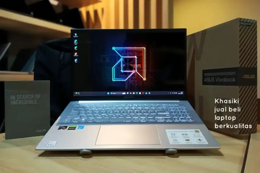 Asus vivobook Pro OLED R9 RTX3050 gransi pnjang