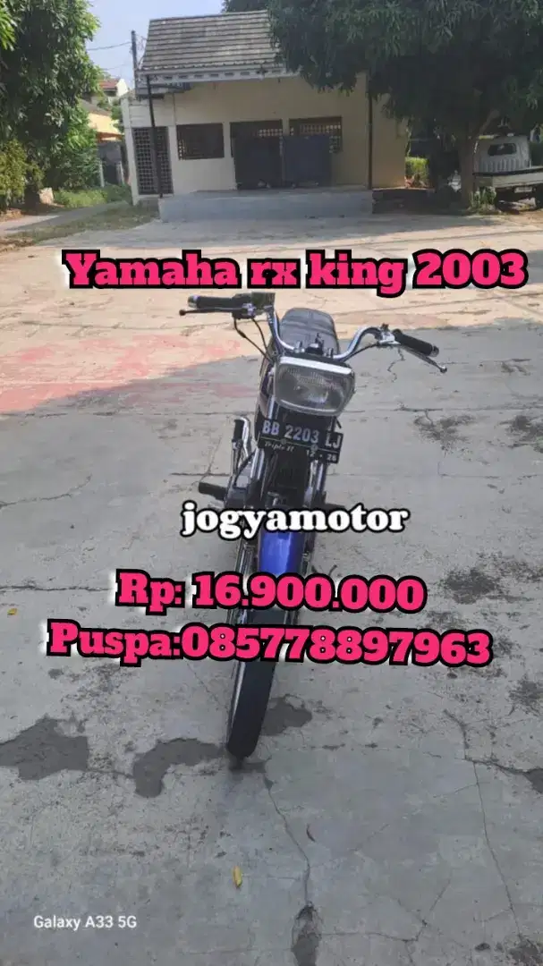 Yamaha rx king 2003 cash