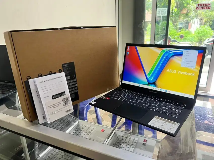 LAPTOP ASUS VIVOBOOK RYZEN 3 GARANSi 2 thn KONDISI MASIH BARU