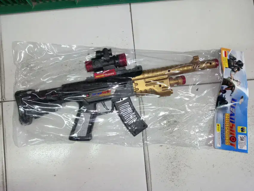 Mainan Anak Pistol Baterai