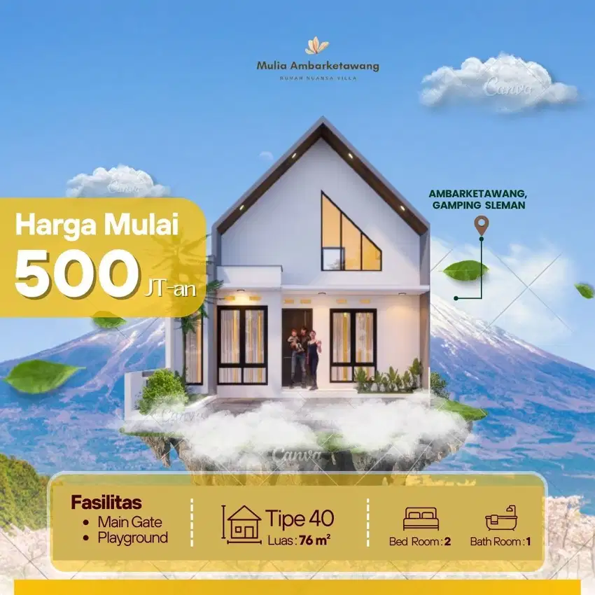 Hunian Damai dan Minimalis Bernuansa Villa di Jogja, tersedia sekarang