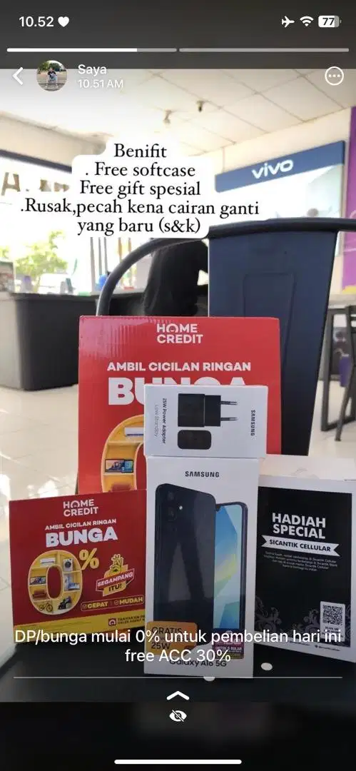 SAMSUNG GALAXY A16 FREE GIFF FREE ONGKIR