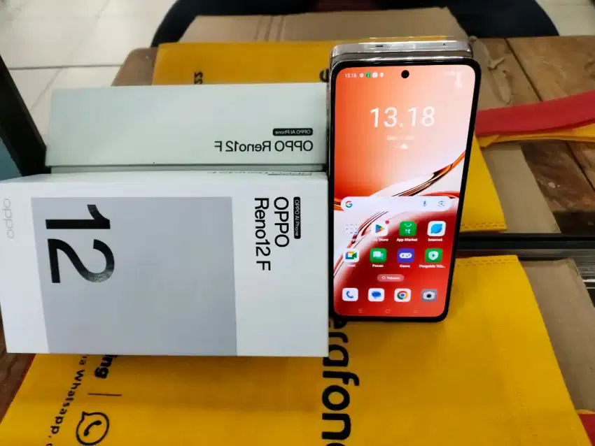 Oppo reno 12F Ram 8/256 gb lengkap normal