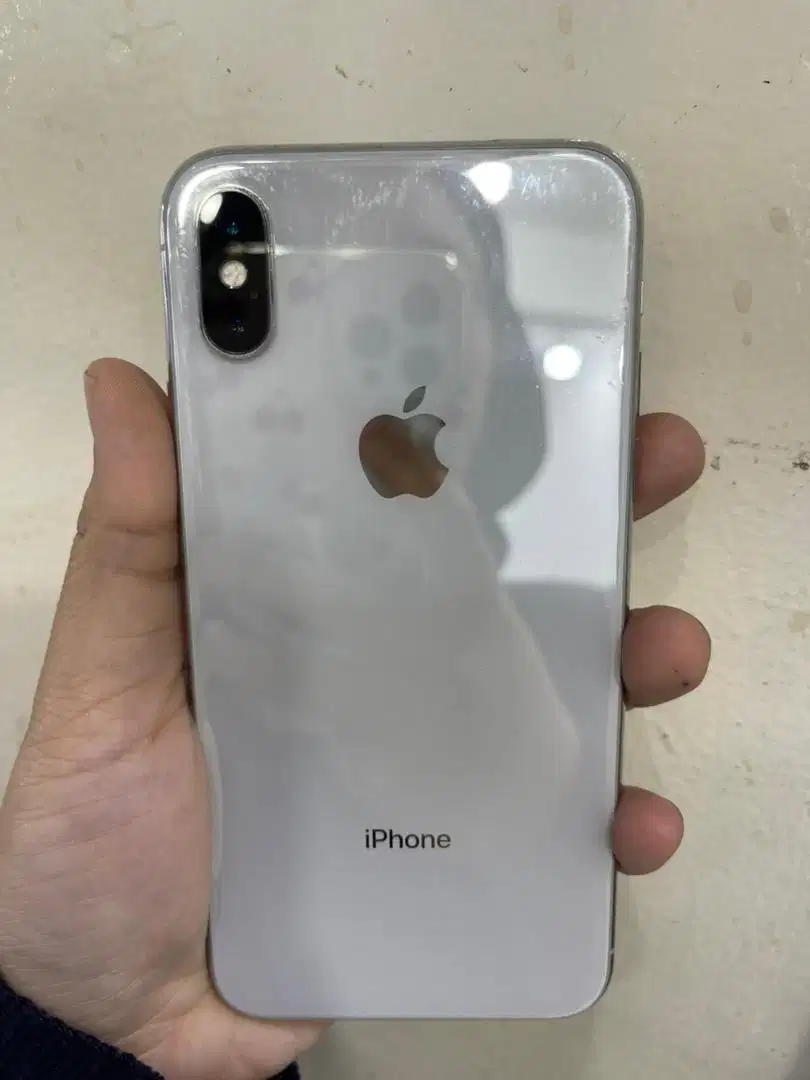 iphone x 64gb silver