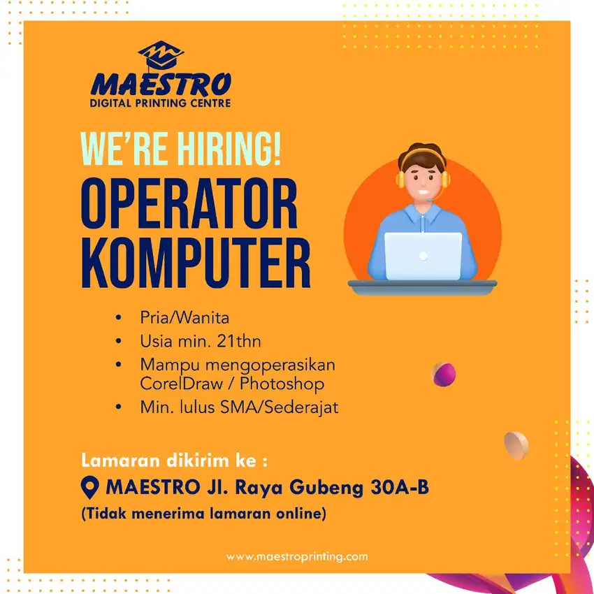 OPERATOR KOMPUTER Digital Printing