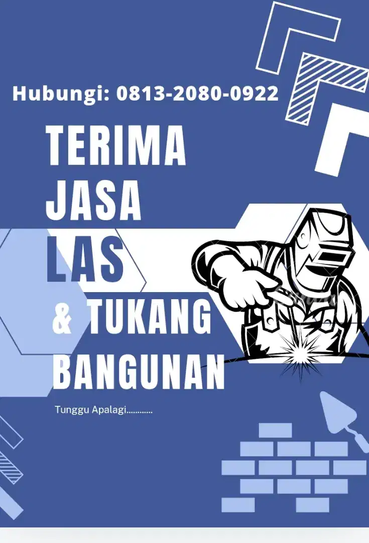 Jasa tukang las, jasa tukang bangunan, jasa pemasangan listrik