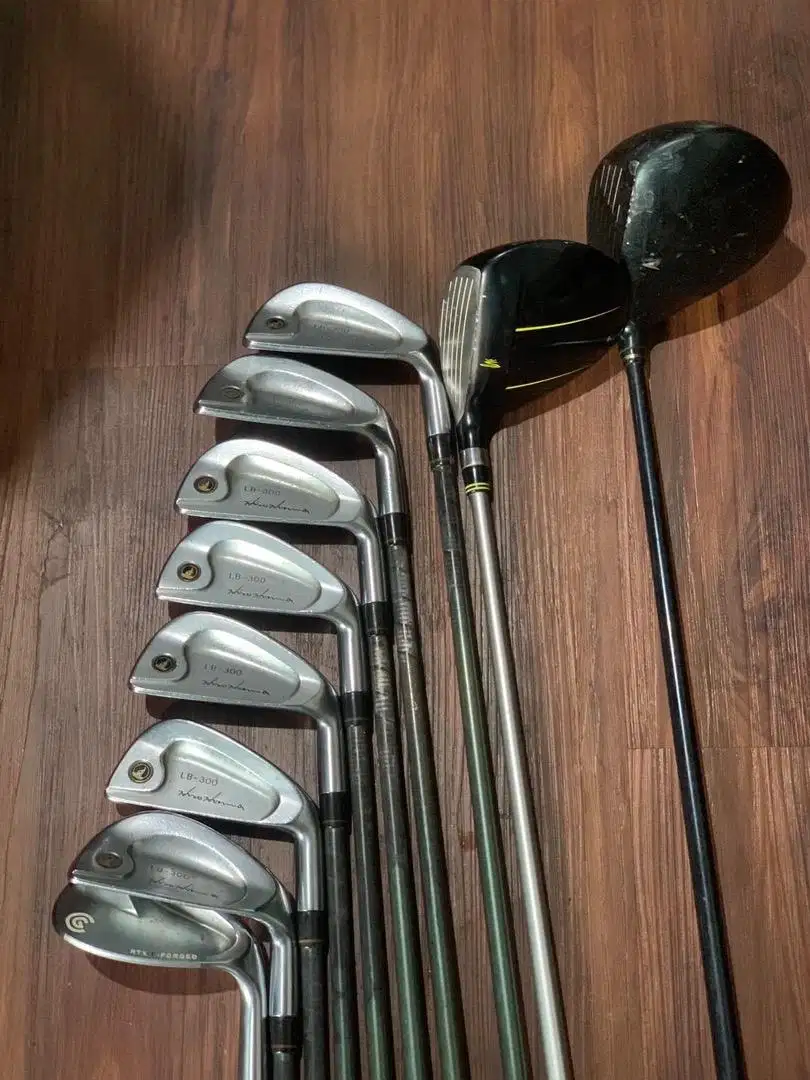 Stik golf xxio, cobra baffler, honma, Srixon take All