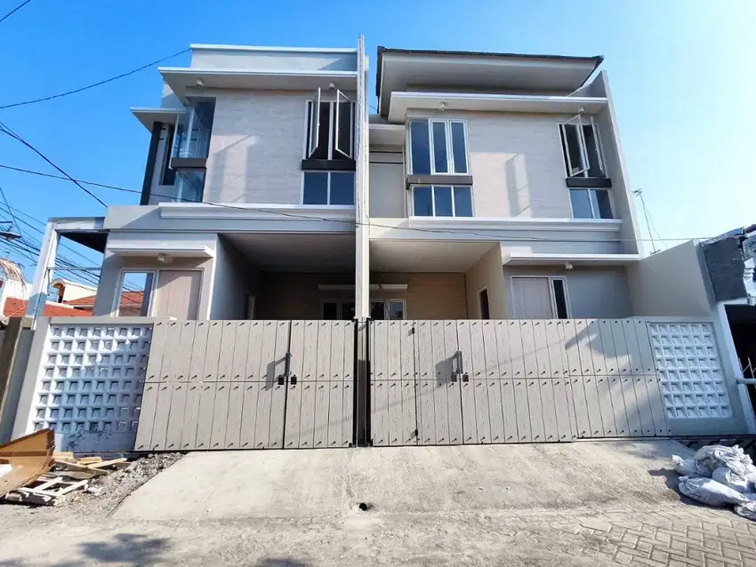 New Gress‼️Rumah 2 Lantai Rungkut Menanggal Harapan Row 2 Mobil