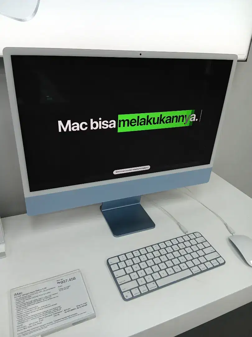 iMac 24 inch Retina 4.5K M3 256 GB Bisa Cicilan Syarat KTP aja