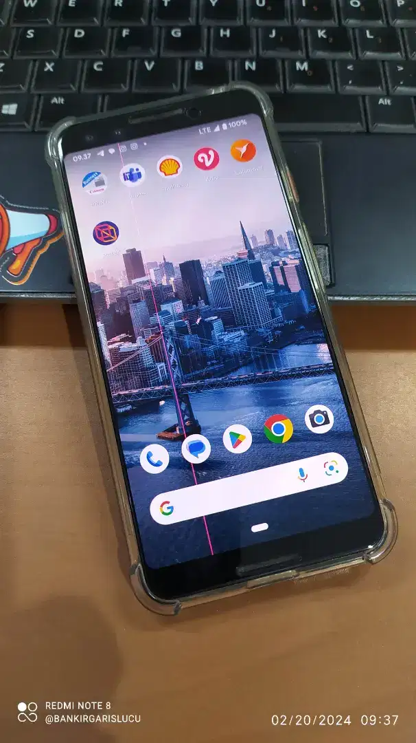 Google Pixel 3 Notpink Whitelist 4/64 Minus pinkline