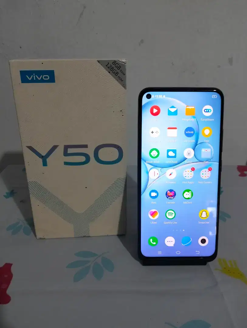 Vivo Y50 Ram 8/128 Fullset mulus