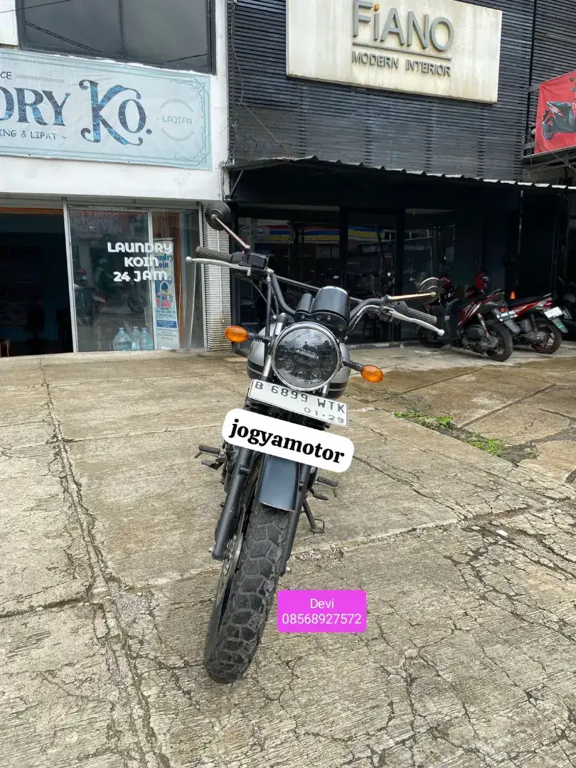 Kawasaki w175 se th 2019 motor second berkualitas bagus