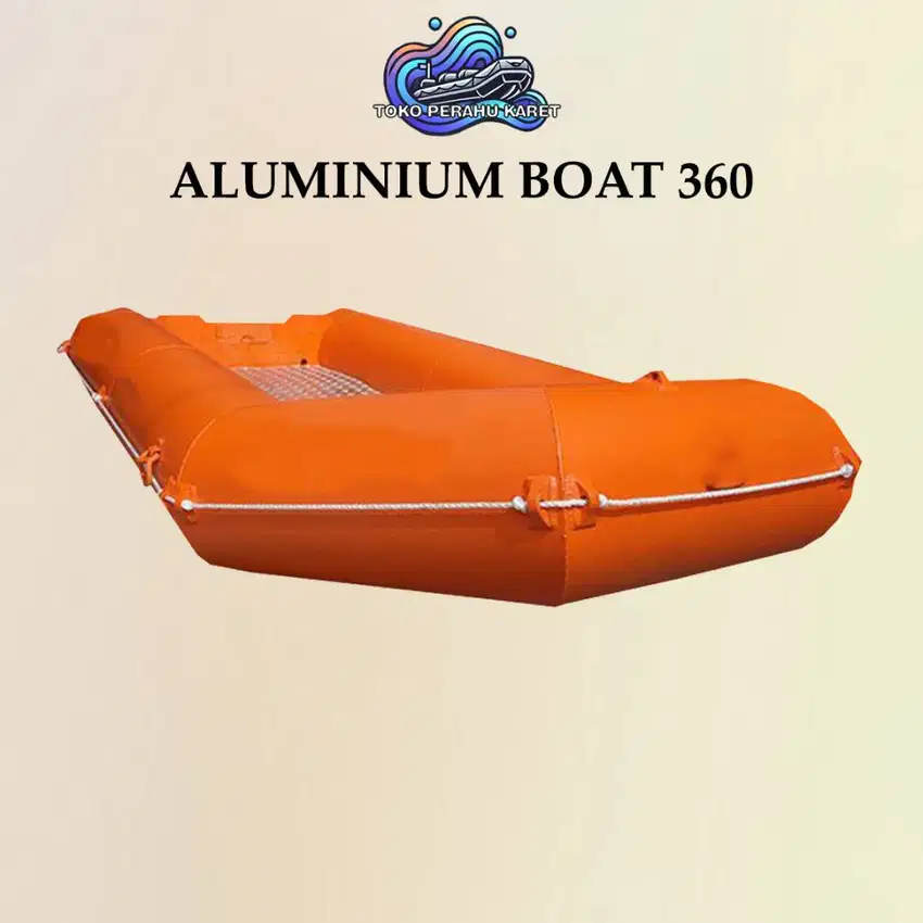 Perahu Aluminium Type 360 Untuk 6 Orang, lebih kuat dari perahu karet