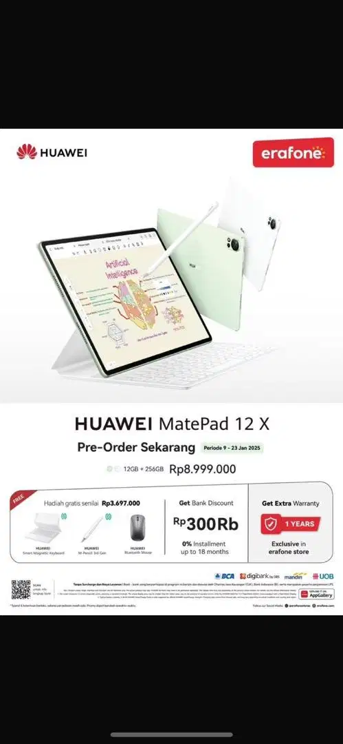 HUAWEI MATEPAD 12X Termuraaaah