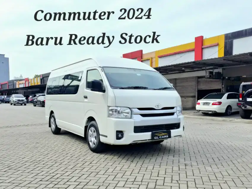 Ready Hiace Commuter Cash 2024 Putih 3.0 Diesel Toyota Hi Ace