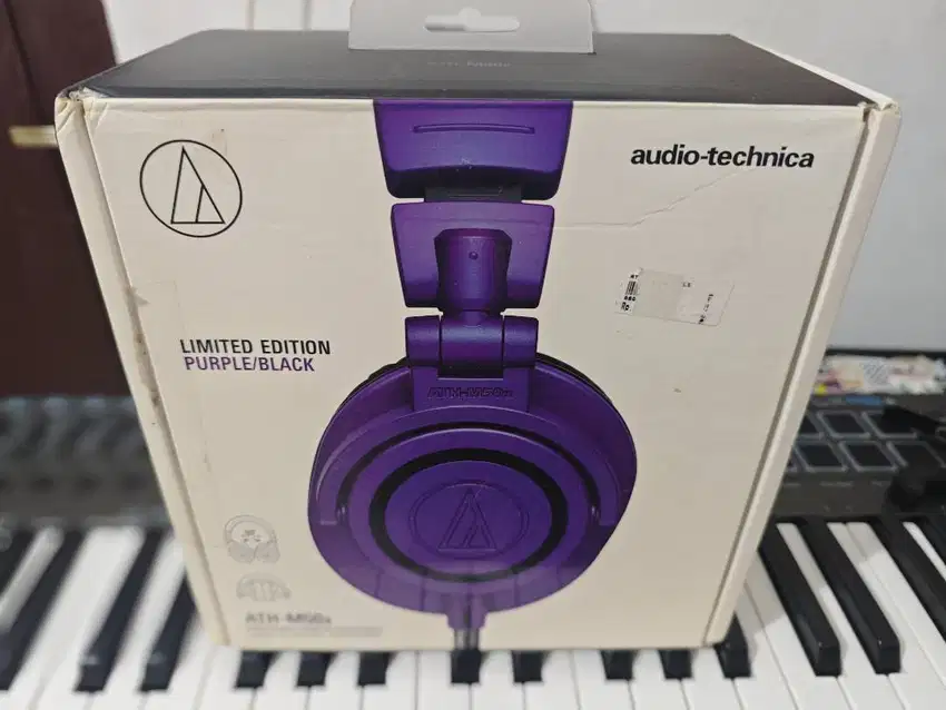 audio technica ATH M50x ath-m50x purple limited edition original