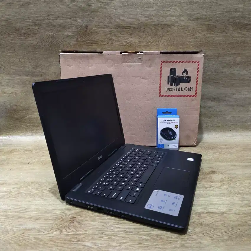 Laptop  Dell Vostro Core i3 Gen 8 Ram 8GB  bonus Mouse Baru Siap pakai