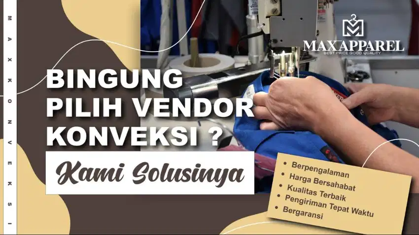 Vendor Konveksi Jasa Jahit Pakaiaan