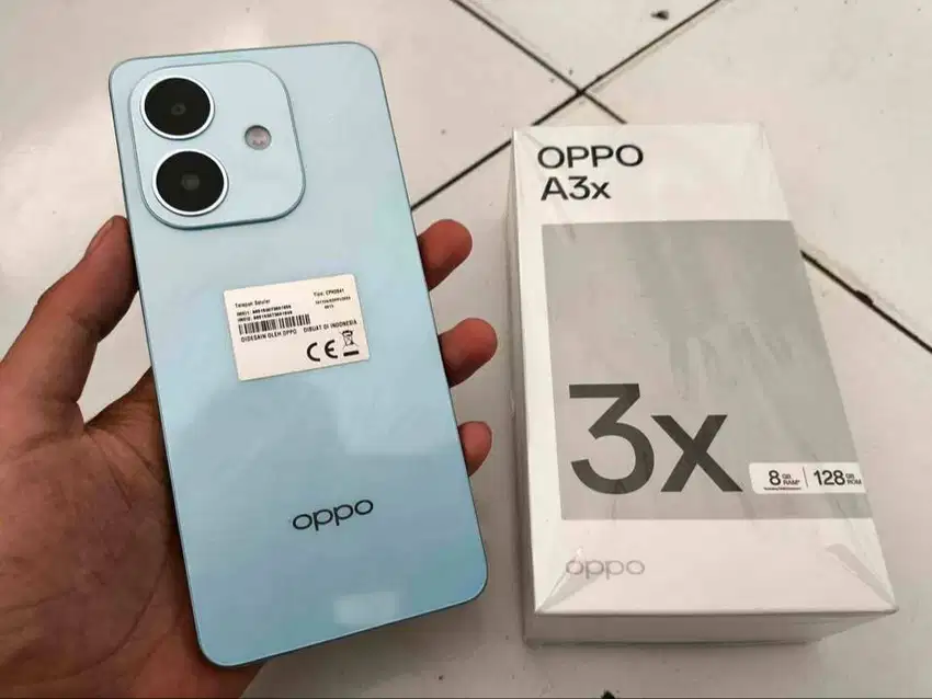 oppo a3x 4/128 fullset tt/bt