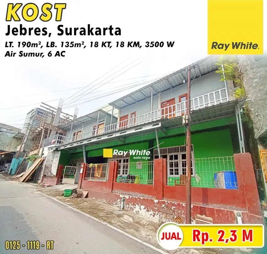 Dijual Kost di Jebres Surakarta