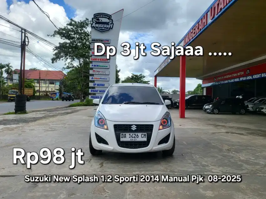 Dp3jt Suzuki Splash 2014 MT Pjk 08-2025