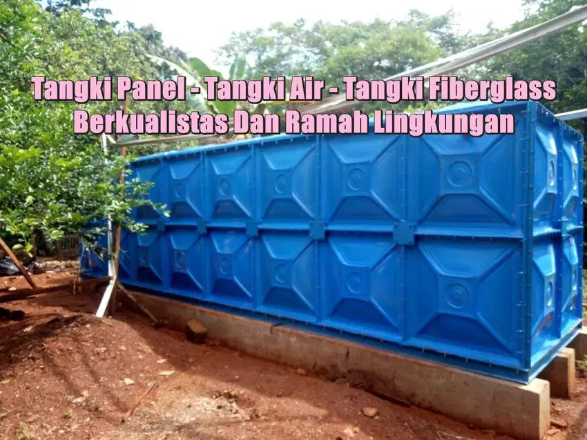 Tangki Panel Toren Air FRP, Tangki Air Kotak, Roof Tank, Tangki Air Fi