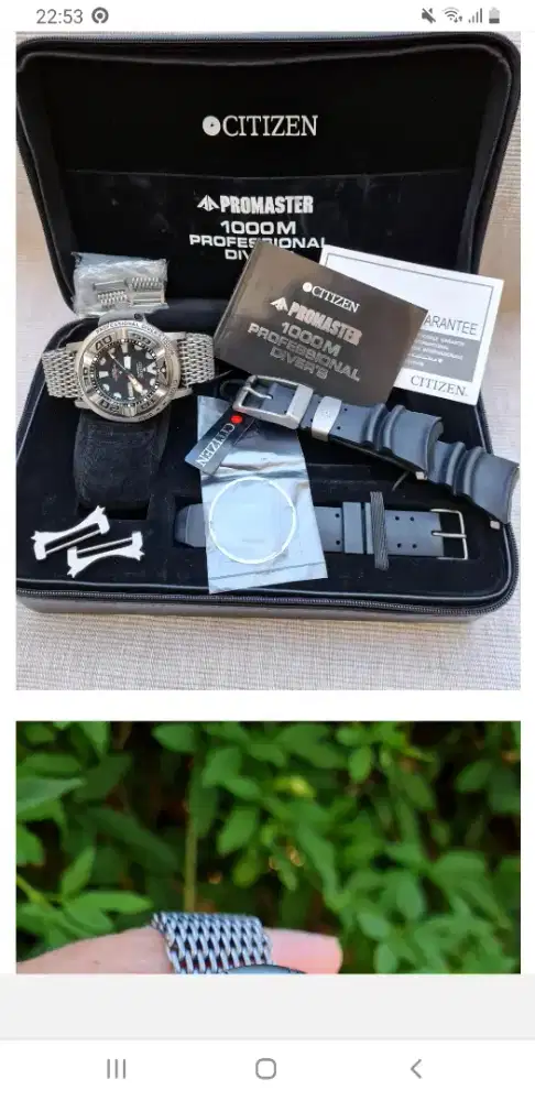 Citizen promaster autozilla 1000m titanium like new 99,9% plus bonus