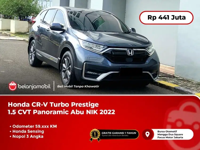 [ PANORAMIC ] Honda CRV CR-V Turbo Prestige 1.5 Abu 2022/2023