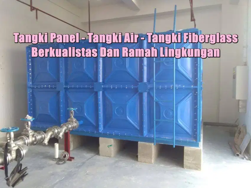 Tangki Panel Toren Air FRP, Tangki Air Kotak, Roof Tank, Tangki Air Fi