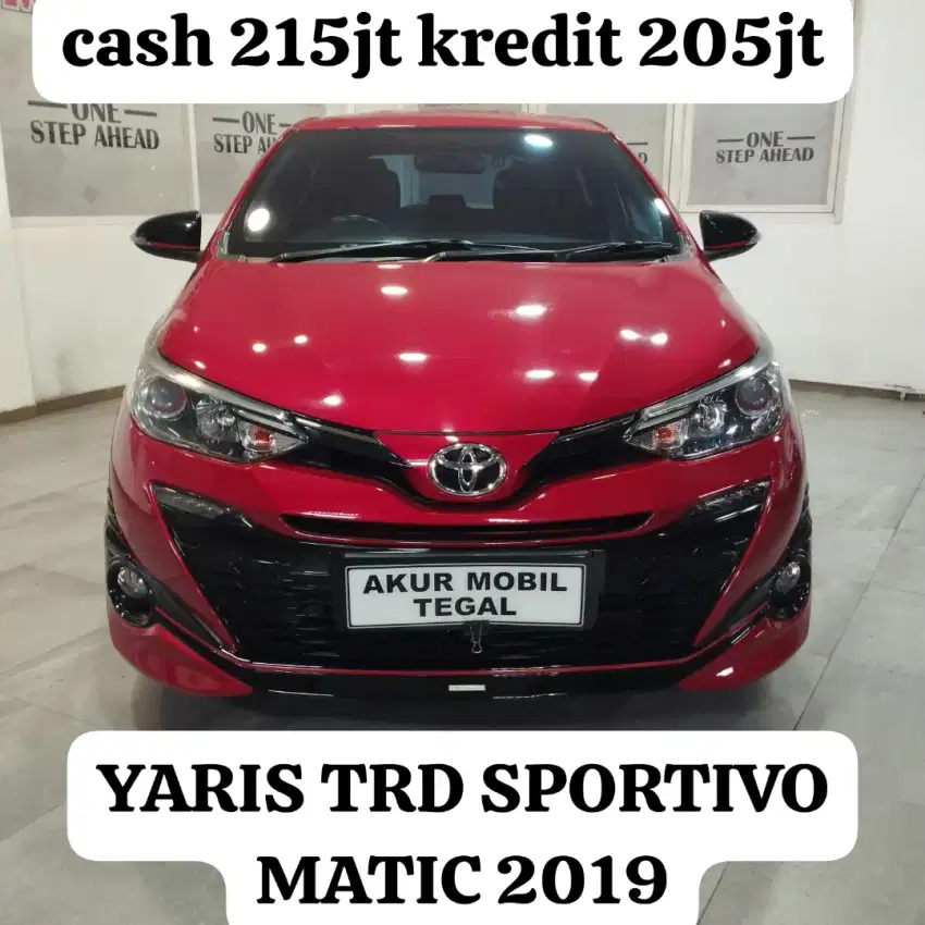 DP 30JT ! YARIS 1.5 TRD SPORTIVO MATIC 2019 FUL ORI KREDIT MUDAH