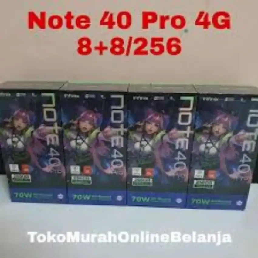 SALE INFINIX NOTE 40 PRO 4G 8/256 BARU FRESH RESMI