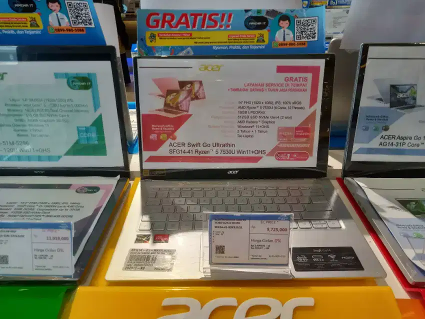 Cicilan 0% home kredit laptop Acer