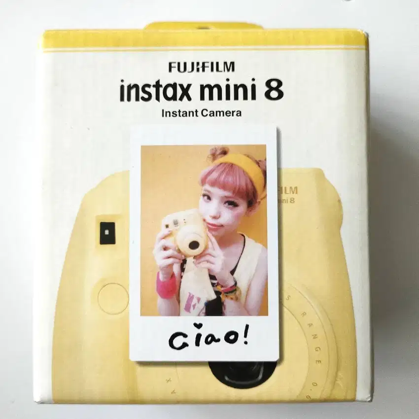 Fujifilm  Instax Mini 8 Instan Kamera - Yellow - kamera imut