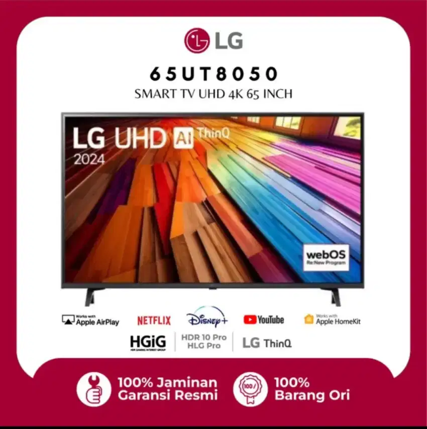 TV LG 65UT8050PSB UHD 4K SMART TV