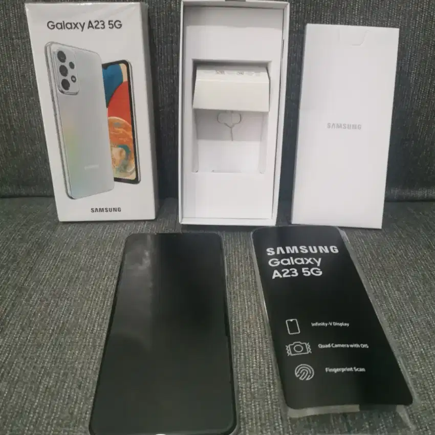 Samsung A23 5G garansi smpe juli 2025 like new