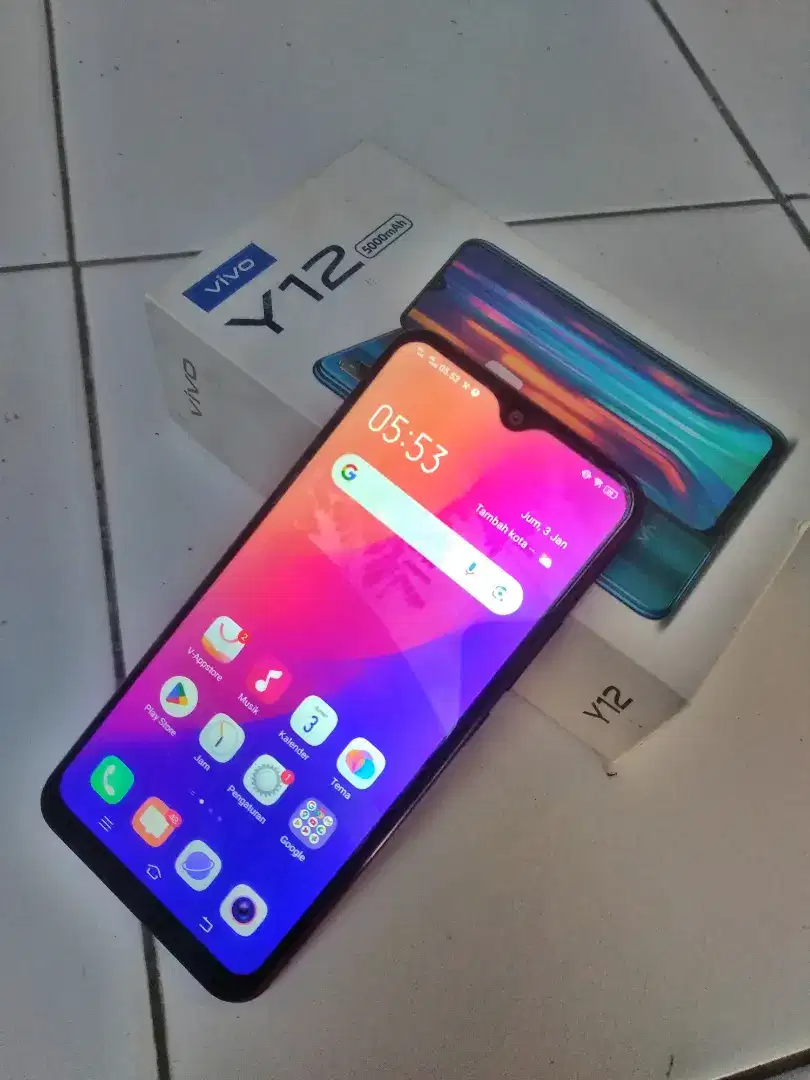 Vivo y12 3/32 pemakaian