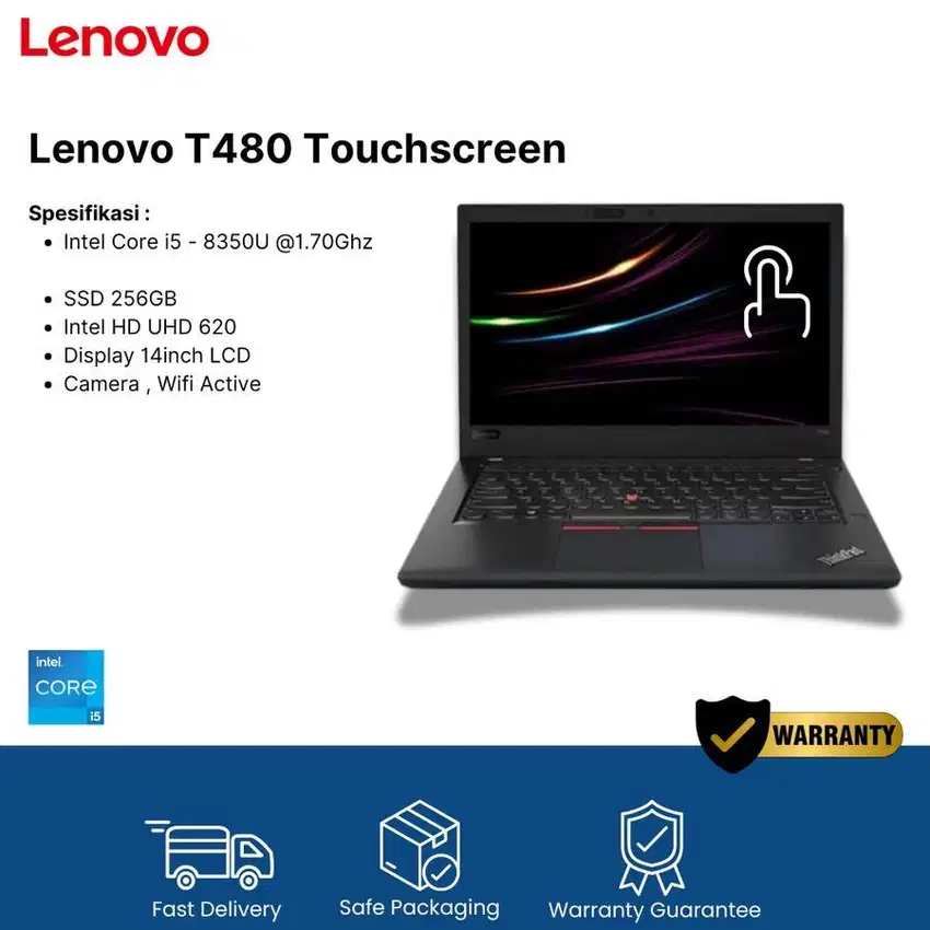 Lenovo Thinkpad T480 CORE i5 G8 SSD 256GB  14inch TOUC  RTV/NK