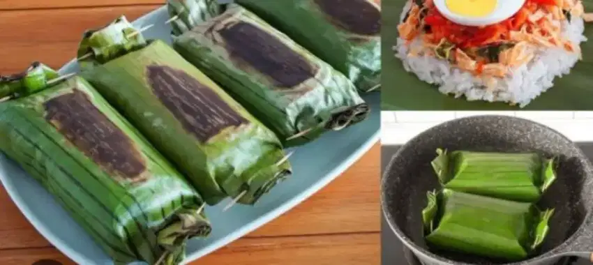 Nasi bakar merah