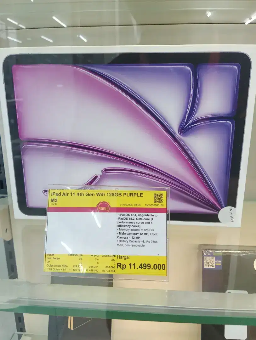 Cicilan iPad air 11 Gen wifi 128Gb tanpa kartu kredit