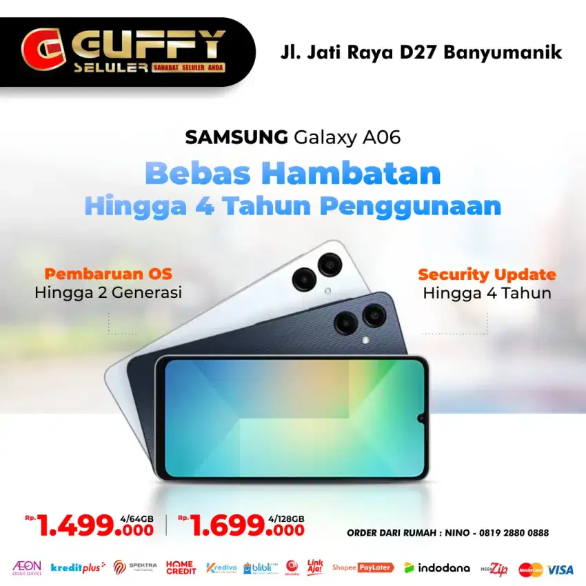 Samsung A06 Garansi 1Th