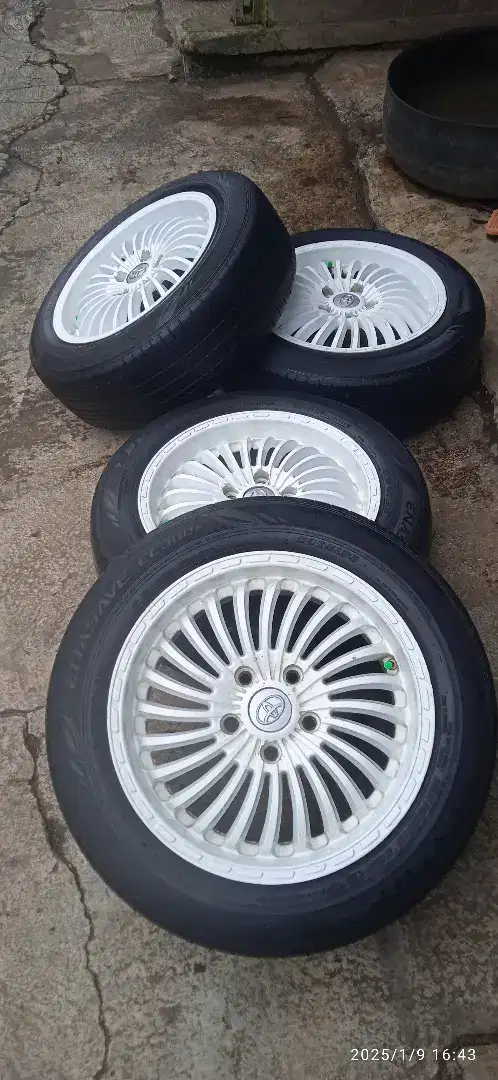 R16 pcd 5x114 + ban 195,60,16 dunlop