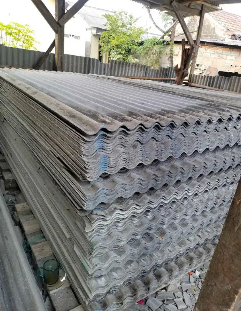 Jual asbes gelombang bekas 100x210